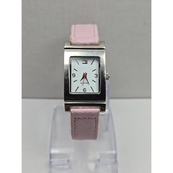 Tommy Hilfiger T00187 Womens Quartz Watch Pink Reversible Strap New Battery - Picture 1 of 11